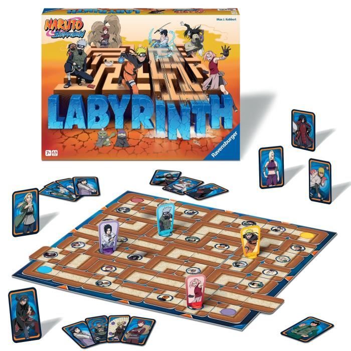 Naruto Labyrinth - giochi da tavolo - Naruto Shippuden - 7 anni - Ravensburger