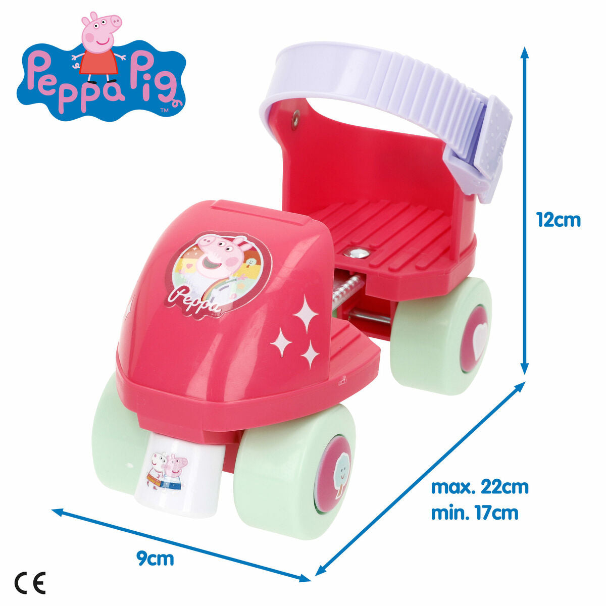 Pattini Peppa Pig (2 Unità)