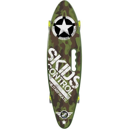 STAMP Skateboard 24 x 7 con impugnatura militare Skid Control