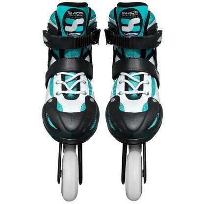 Pattini in linea regolabili semi morbidi - taglia 34-37 - SKIDS CONTROL CARBONE - JK525302