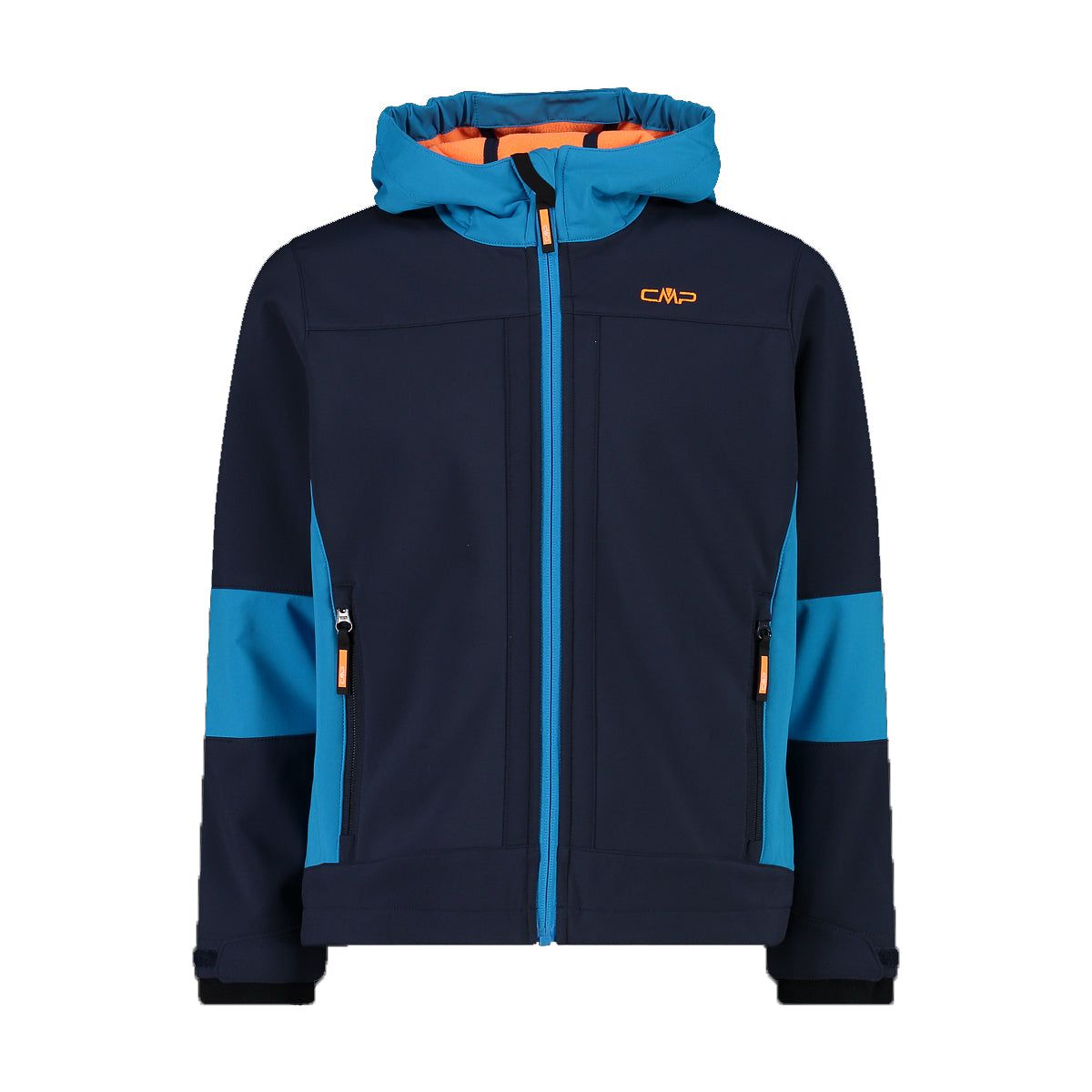 Giacca Trekking Ragazzo con Cappuccio Softshell FZ