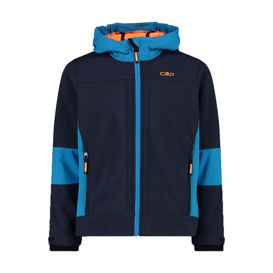 Giacca Trekking Ragazzo con Cappuccio Softshell FZ