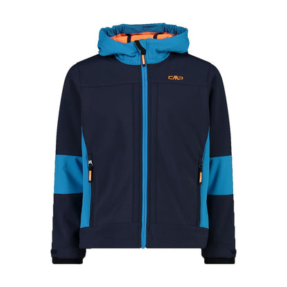 Giacca Trekking Ragazzo con Cappuccio Softshell FZ