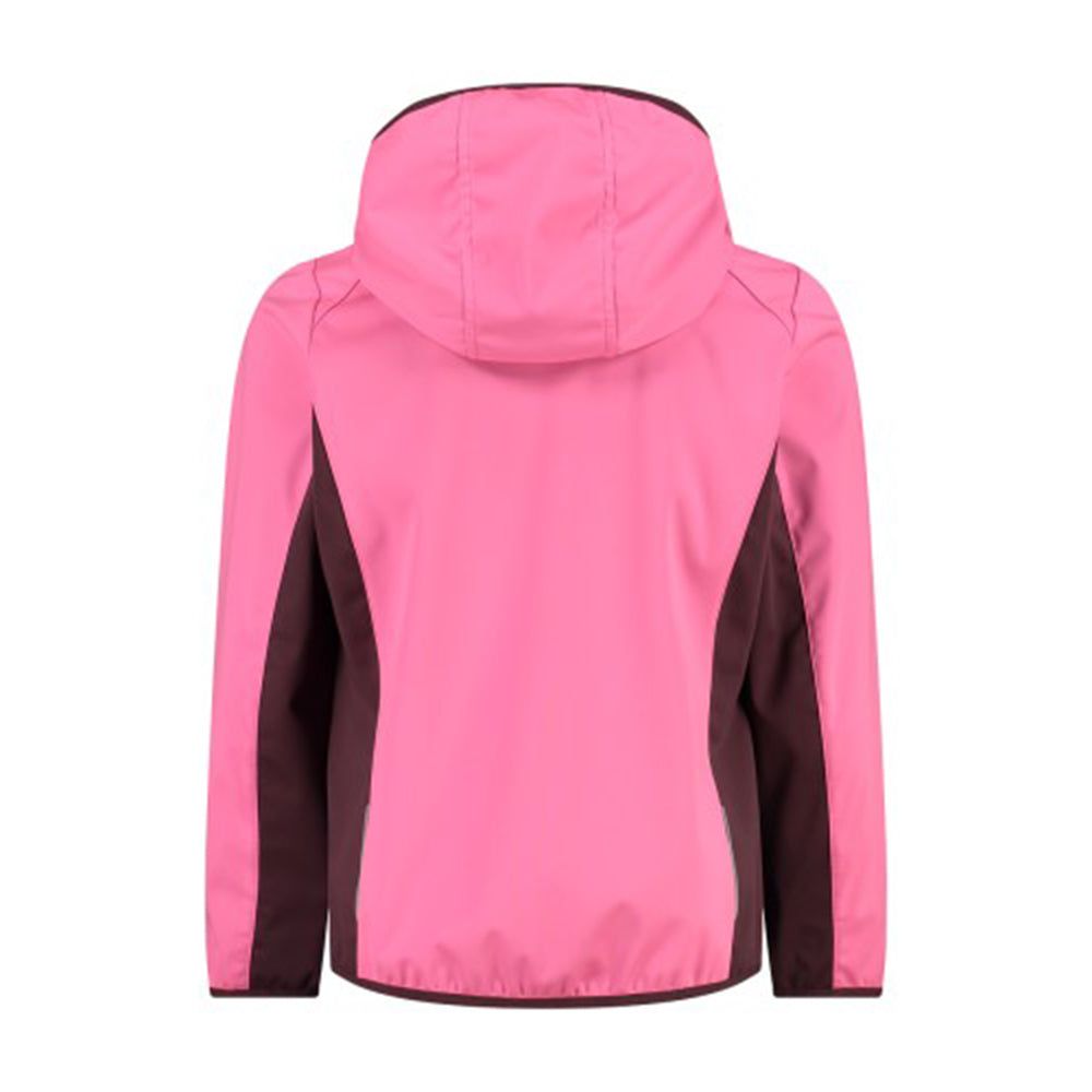 Giacca Trekking Bambina Fix Hood Softshell